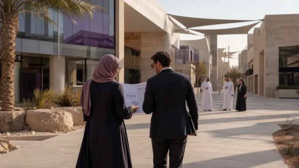Market entry site reconnaissance in Riyadh